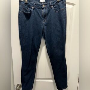 LOFT Dark Blue Skinny Jeans